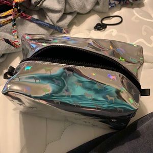VS PINK Holographic Cosmetic bag